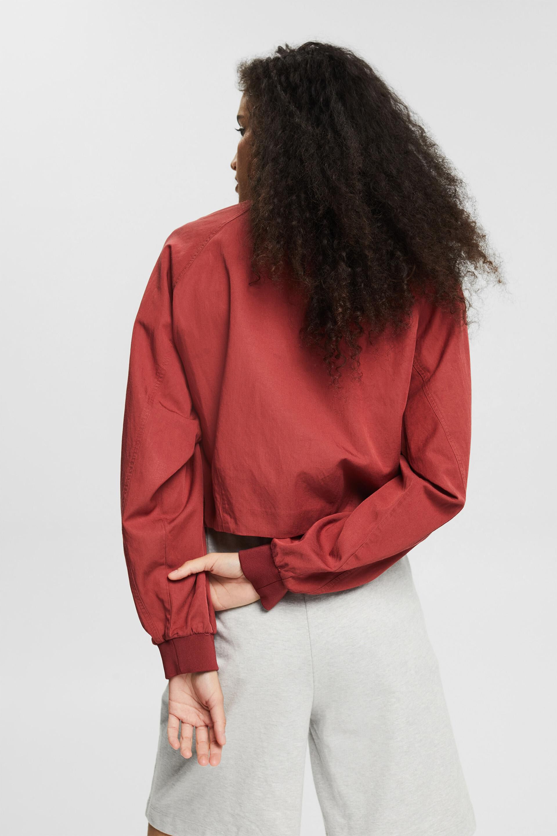 ESPRIT - Linen blend: bomber jacket at our online shop