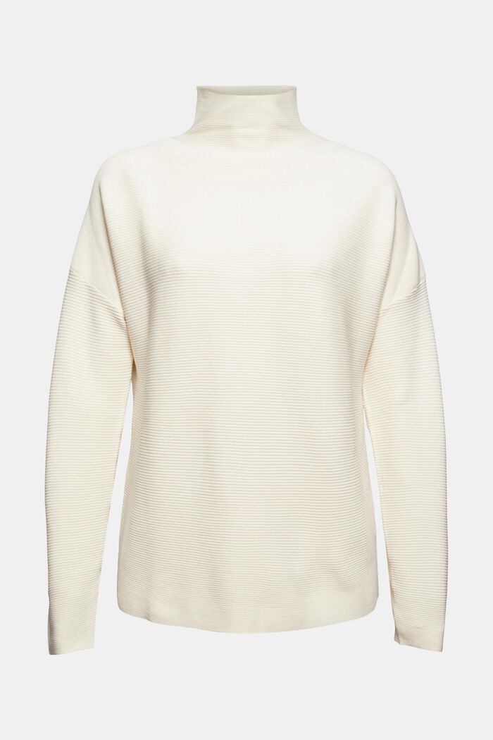 Ribbed jumper with LENZING™ ECOVERO™