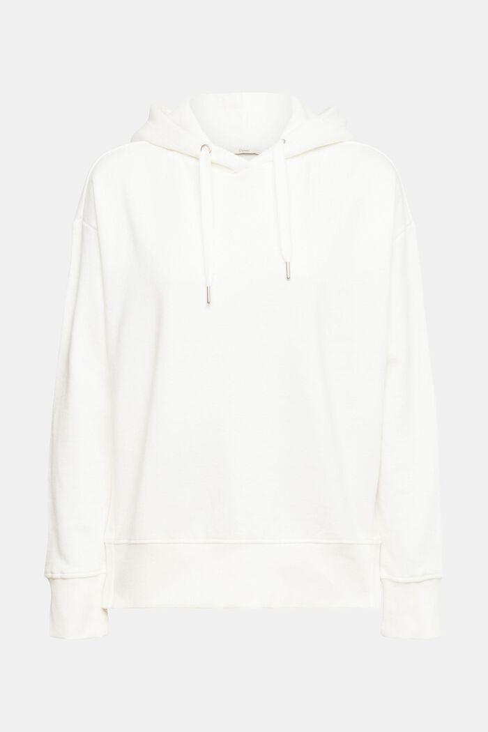 Cotton-Blend Hoodie, OFF WHITE, detail image number 2