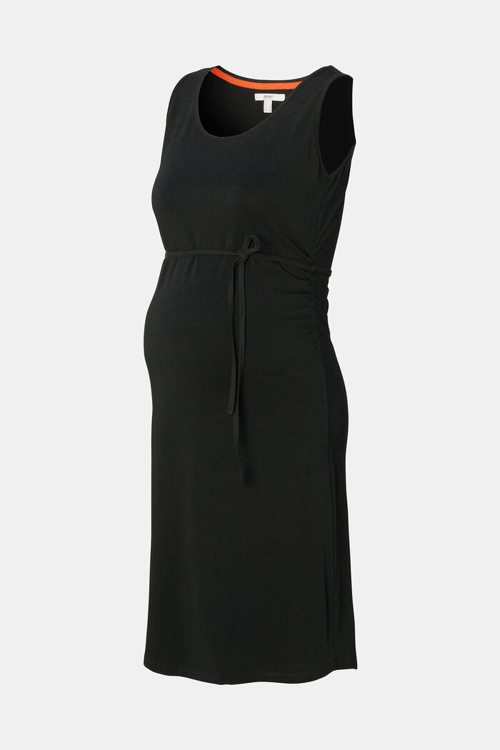 MATERNITY Sleeveless Dress, DEEP BLACK, detail image number 4