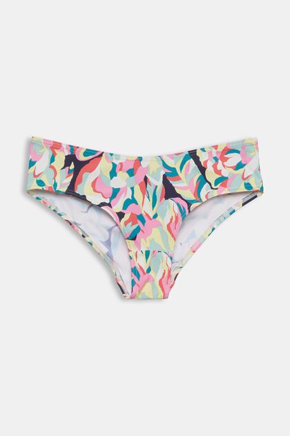 Hipster-style bikini bottoms with floral print