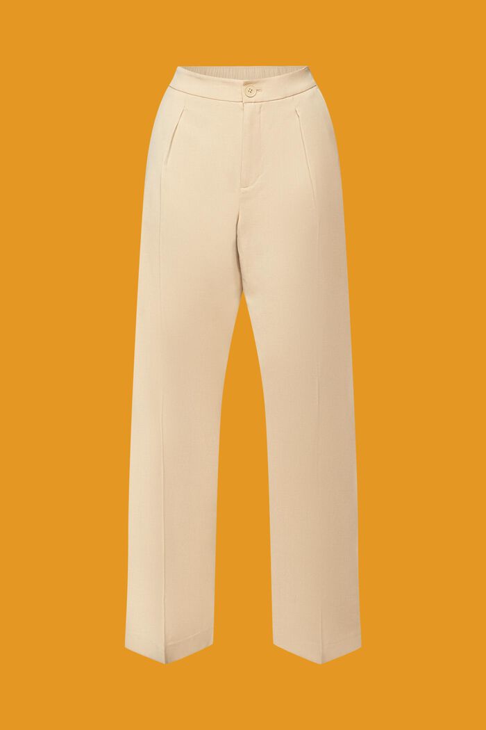 ESPRIT - Split hem trousers with zip at our online shop