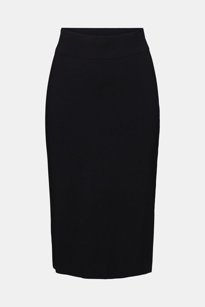 Pencil Skirt, BLACK, detail image number 6