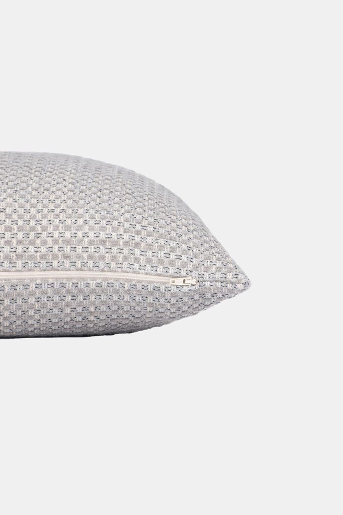 Textured bouclé cushion cover, GREY, detail image number 2