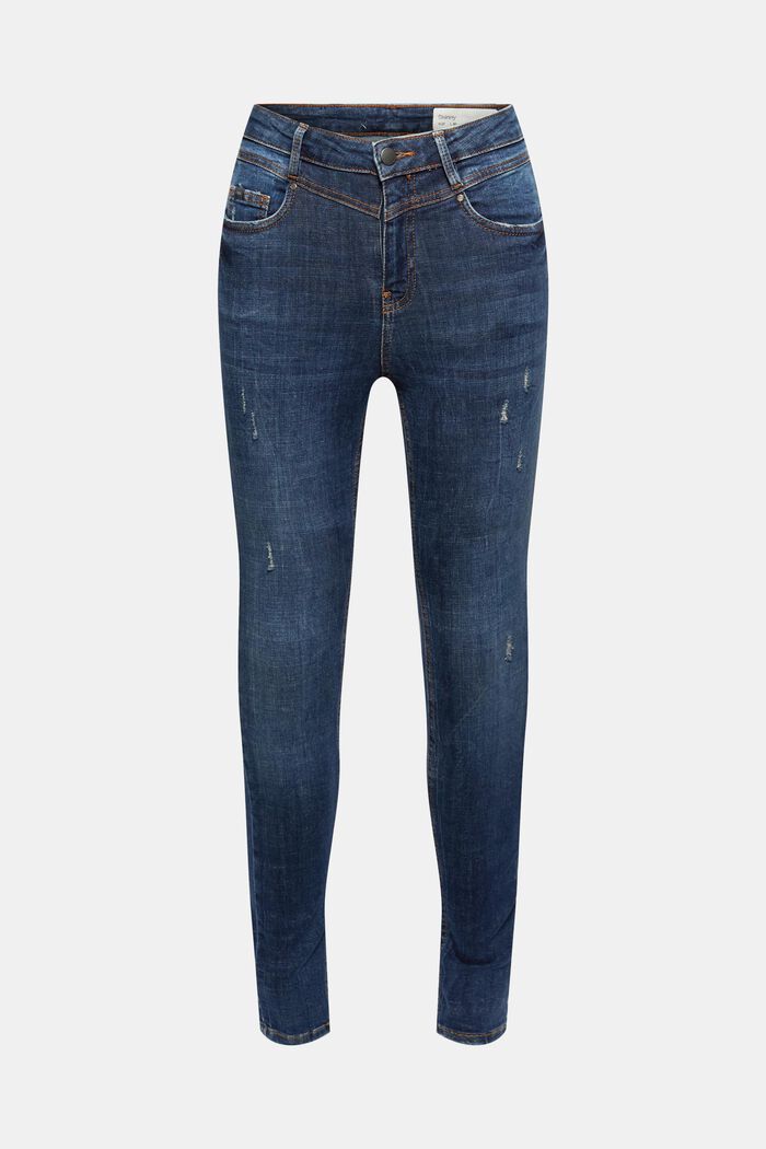 Ankle-length jeans in a vintage look, organic cotton