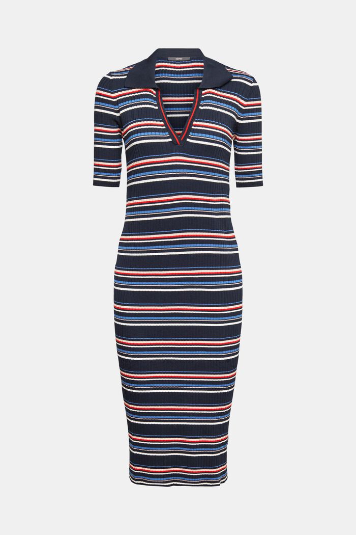 Striped polo dress