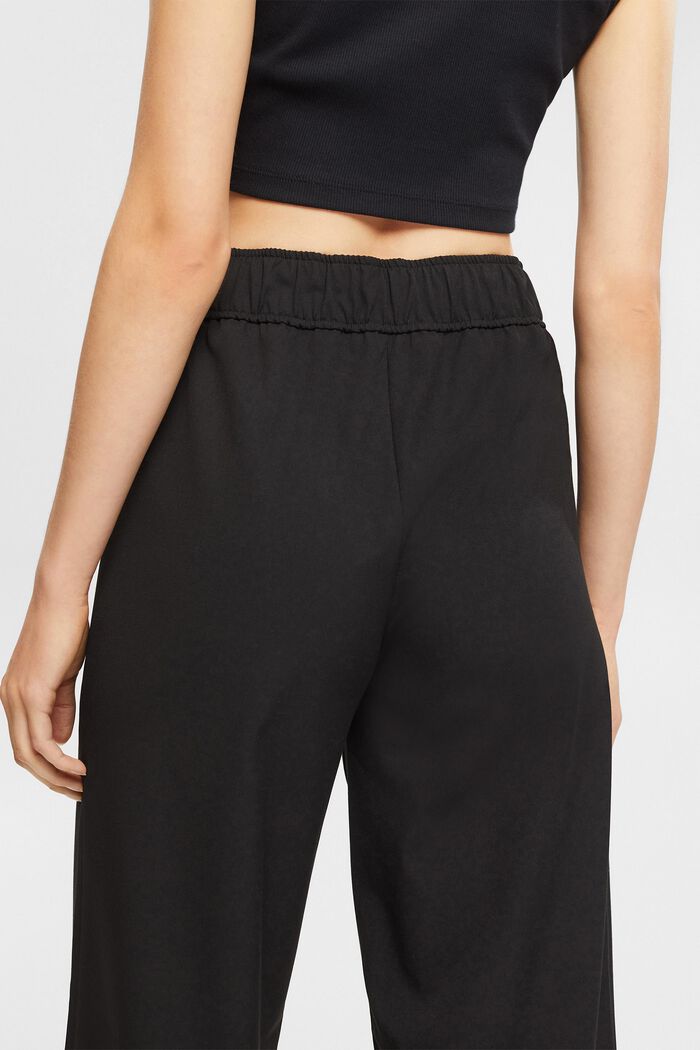 Wide leg trousers, BLACK, detail image number 4