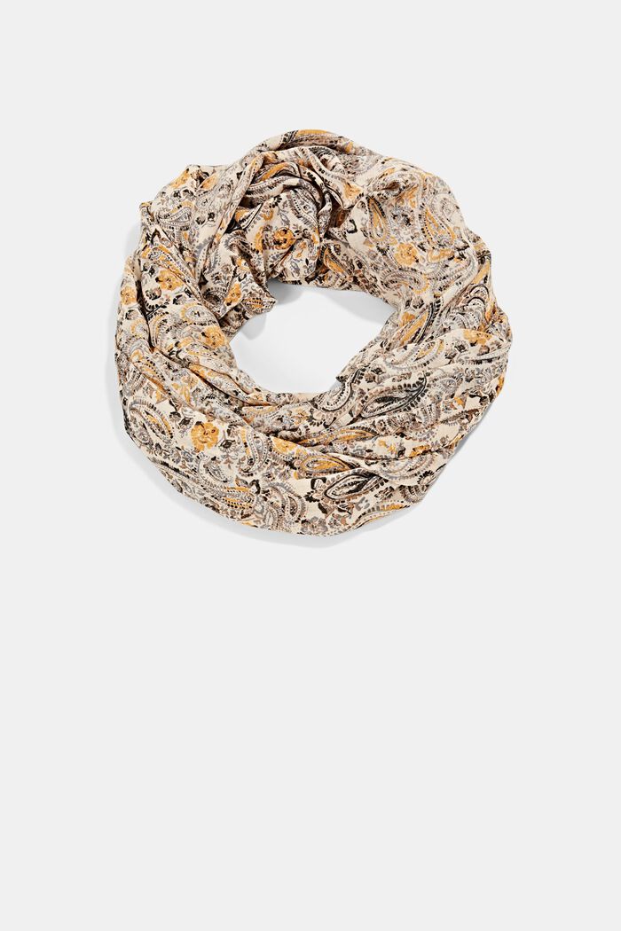 Recycled: paisley snood, CREAM BEIGE, overview