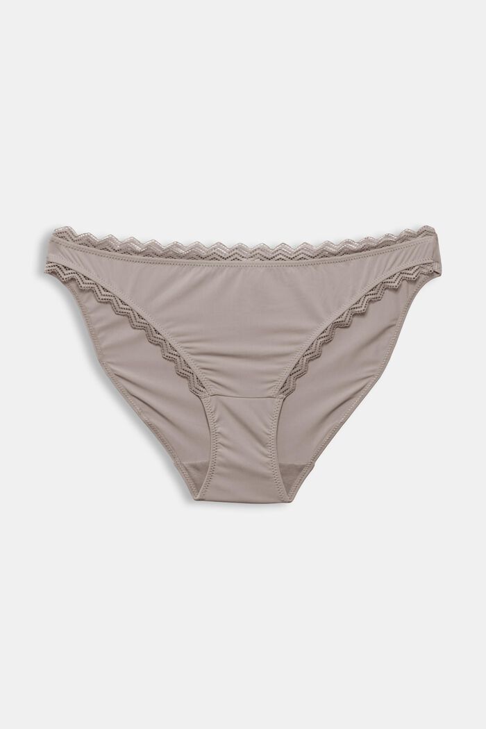 Hipster briefs with lace border, LIGHT TAUPE, detail image number 0