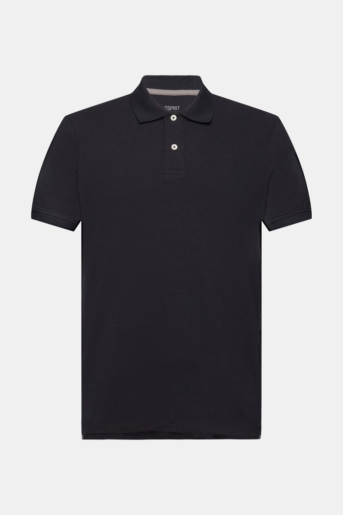 Slim fit polo shirt, BLACK, detail image number 6
