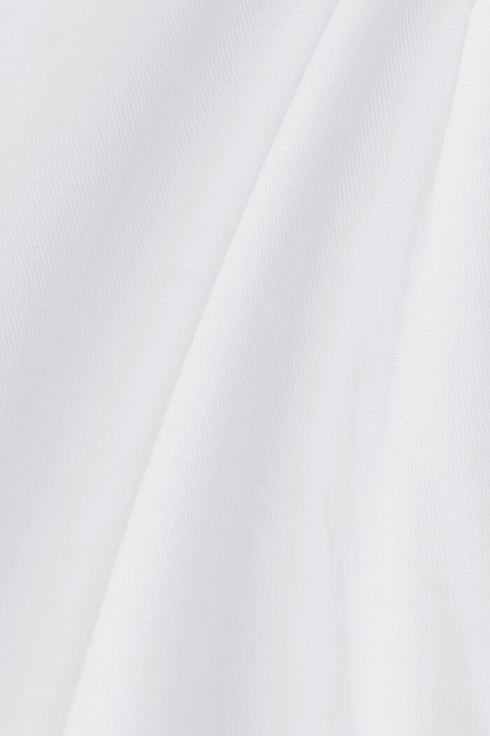 Jersey t-shirt, WHITE, detail image number 4