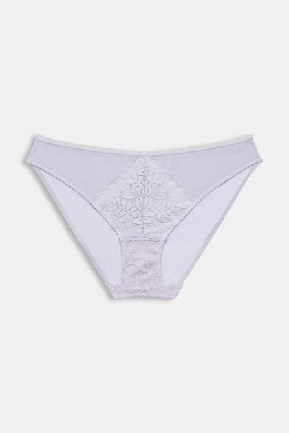Hipster briefs with lace, LAVENDER, overview