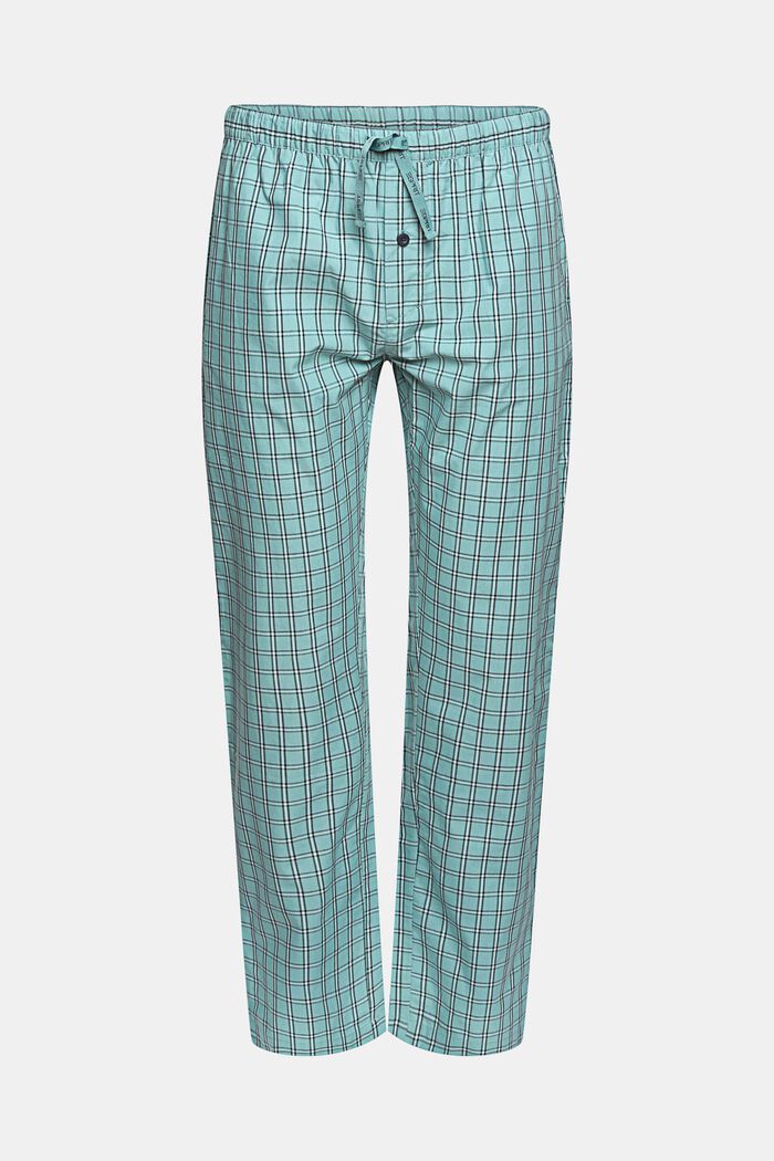 Check cotton pyjama bottoms