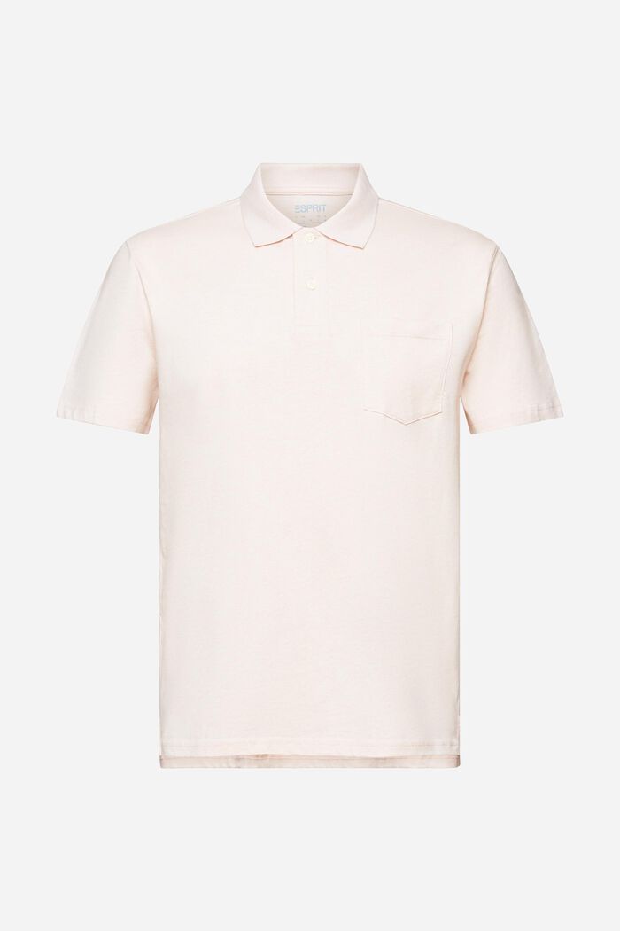 Melange Polo Shirt, LIGHT PINK, detail image number 6