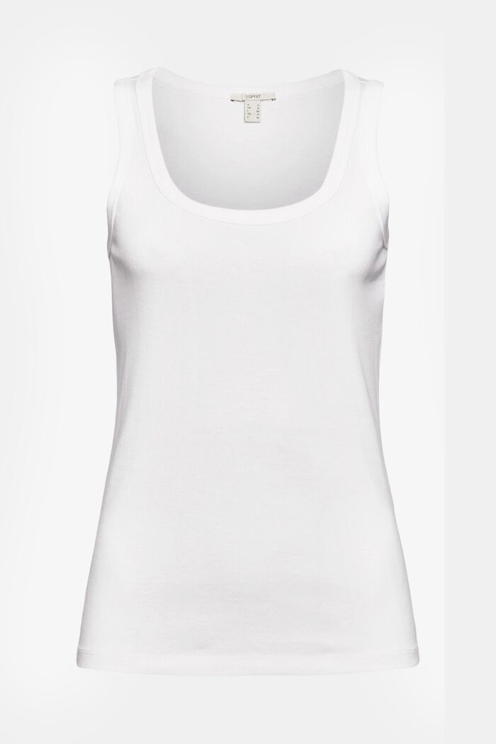Basic sleeveless top made of 100% organic cotton