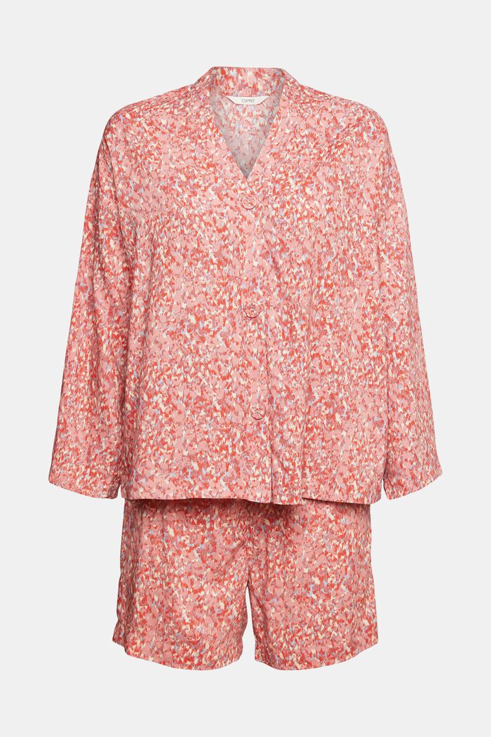 Pyjamas with polka dot pattern, LENZING™ ECOVERO™, TERRACOTTA, detail image number 2