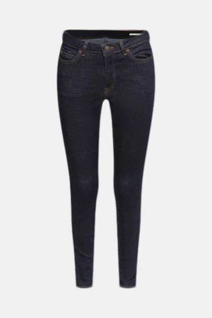 Jeans made of blended organic cotton, BLUE RINSE, overview