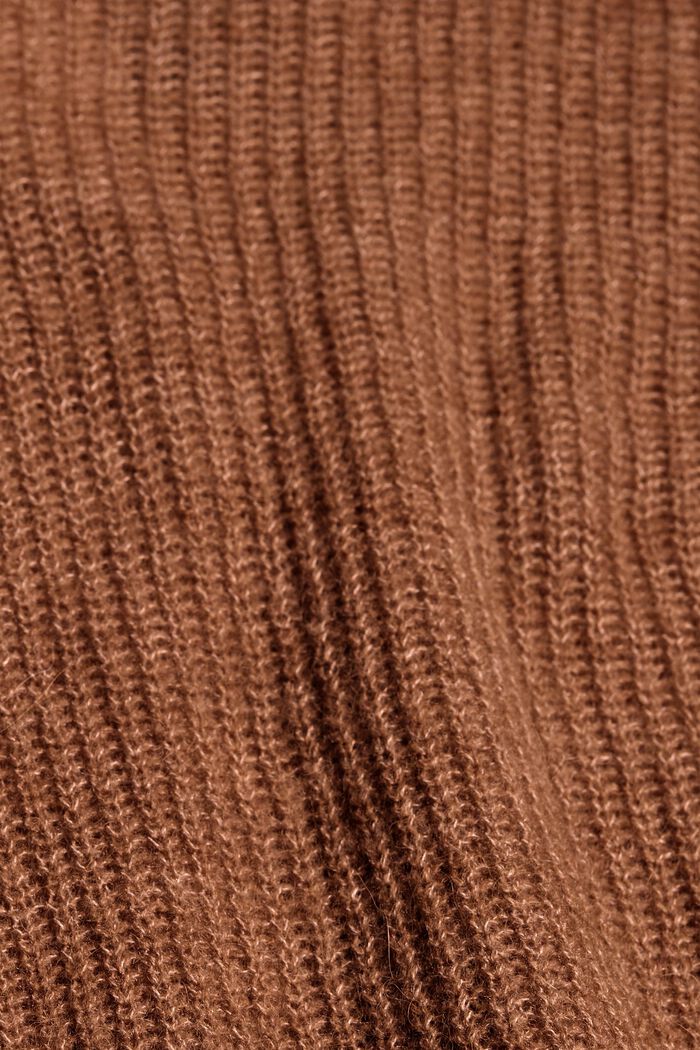 Alpaca blend: V-neck jumper, CARAMEL, detail image number 1