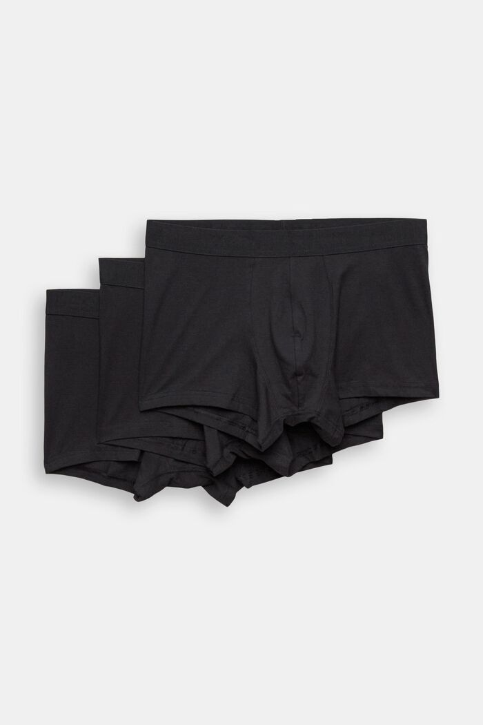 Multi-pack short cotton stretch men's shorts, NAVY, detail image number 1