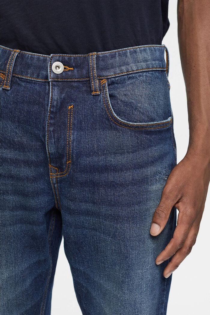 Stretch jeans, BLUE DARK WASHED, detail image number 2