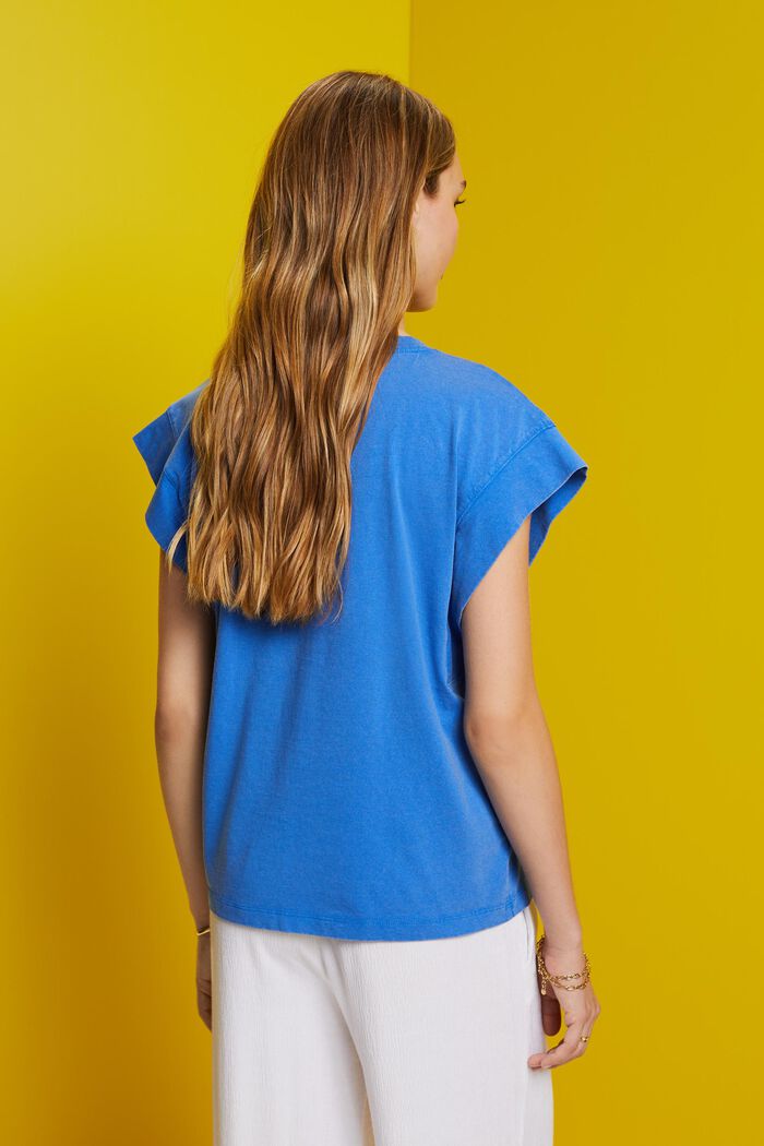 Batwing Short-Sleeve T-Shirt, BRIGHT BLUE, detail image number 3
