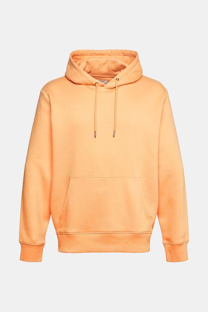 Hooded sweatshirt made of recycled material, PEACH, overview