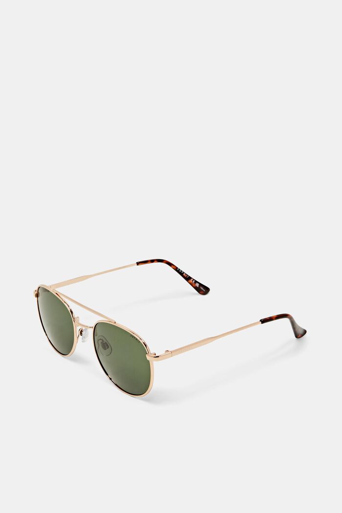 Unisex aviator-style sunglasses, GREEN, detail image number 2