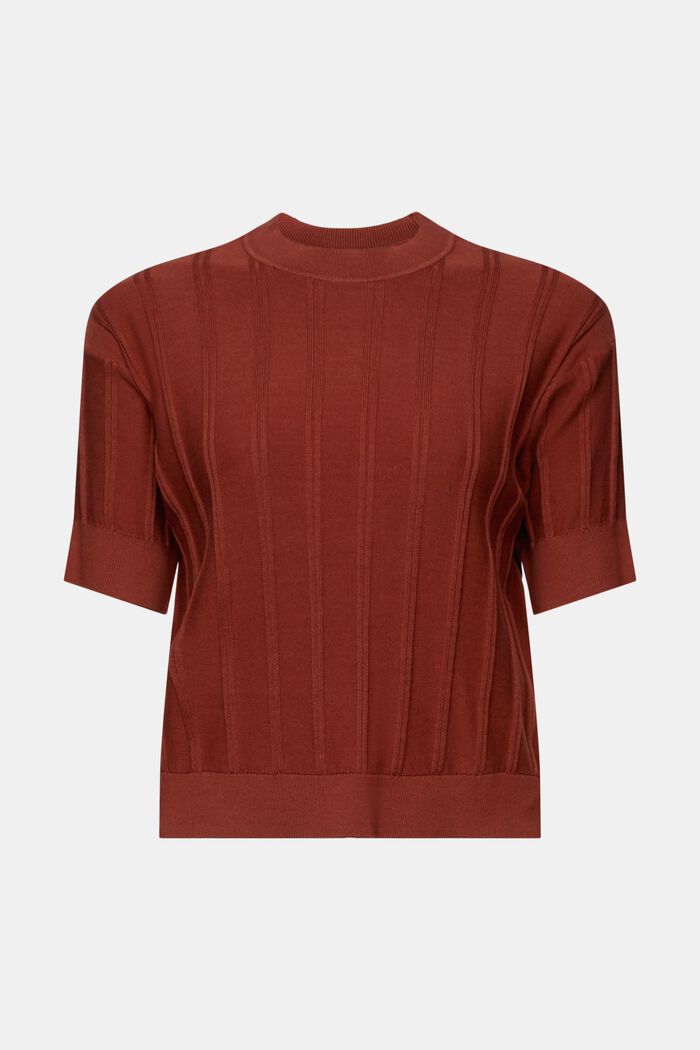 ESPRIT - Short-sleeve jumper, 100% cotton at our online shop
