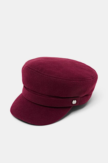 Felted military cap