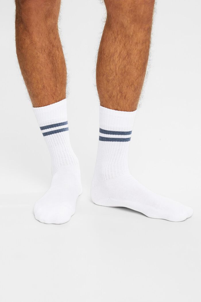 2-pack of tennis socks, organic cotton