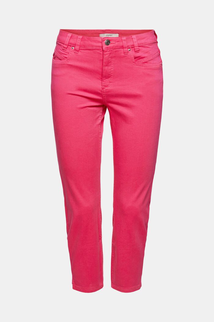 Stretchy capri-length trousers