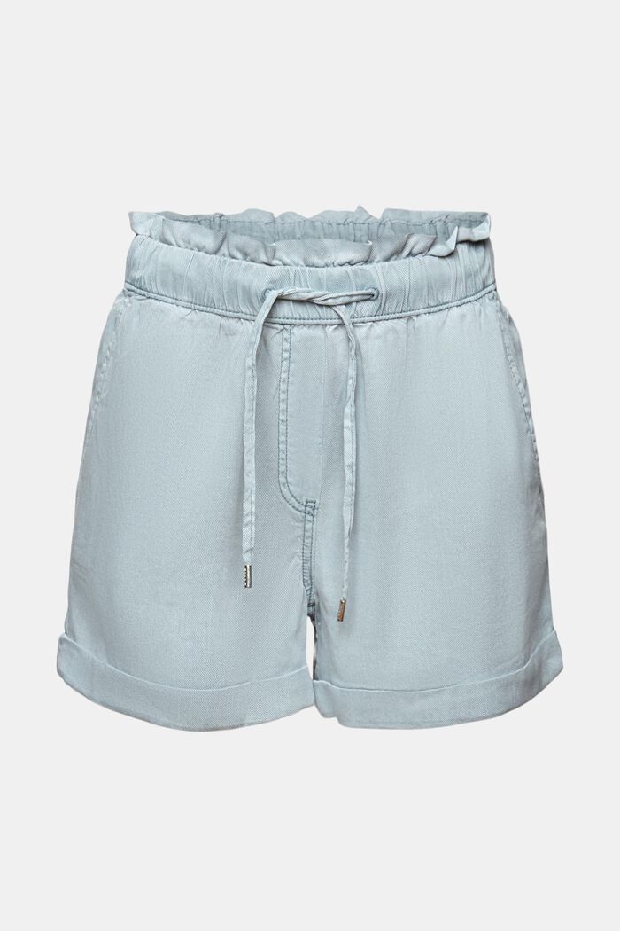 Twill Pull-On Shorts, LIGHT BLUE, detail image number 7