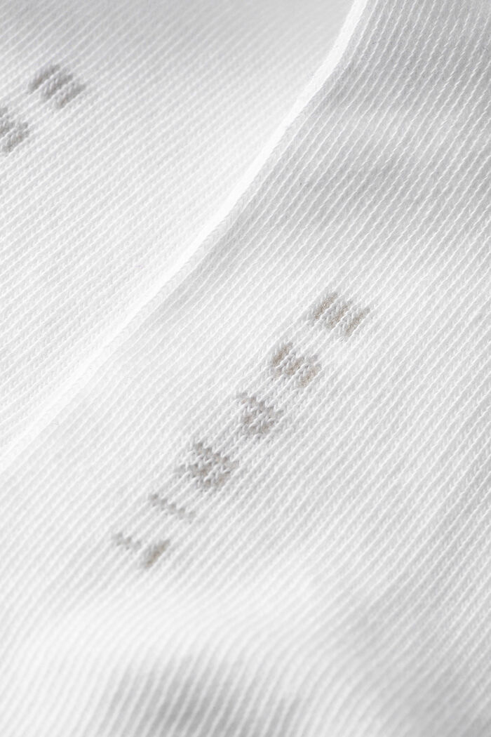 5-pair pack of blended cotton socks, WHITE, detail image number 1