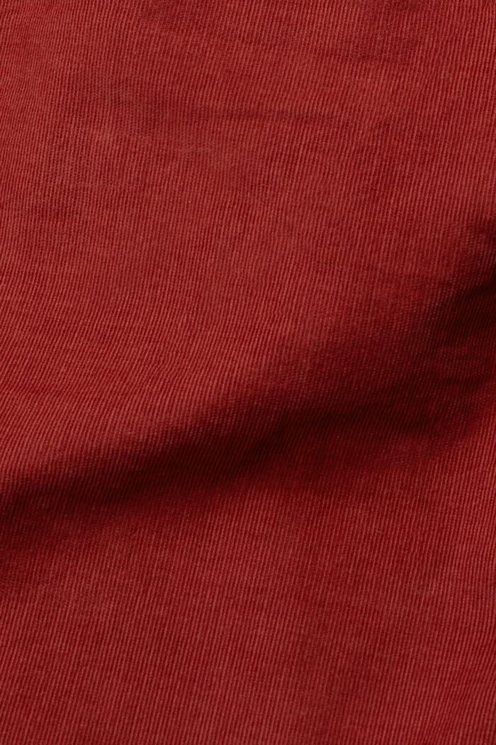 Corduroy blouse, TERRACOTTA, detail image number 1