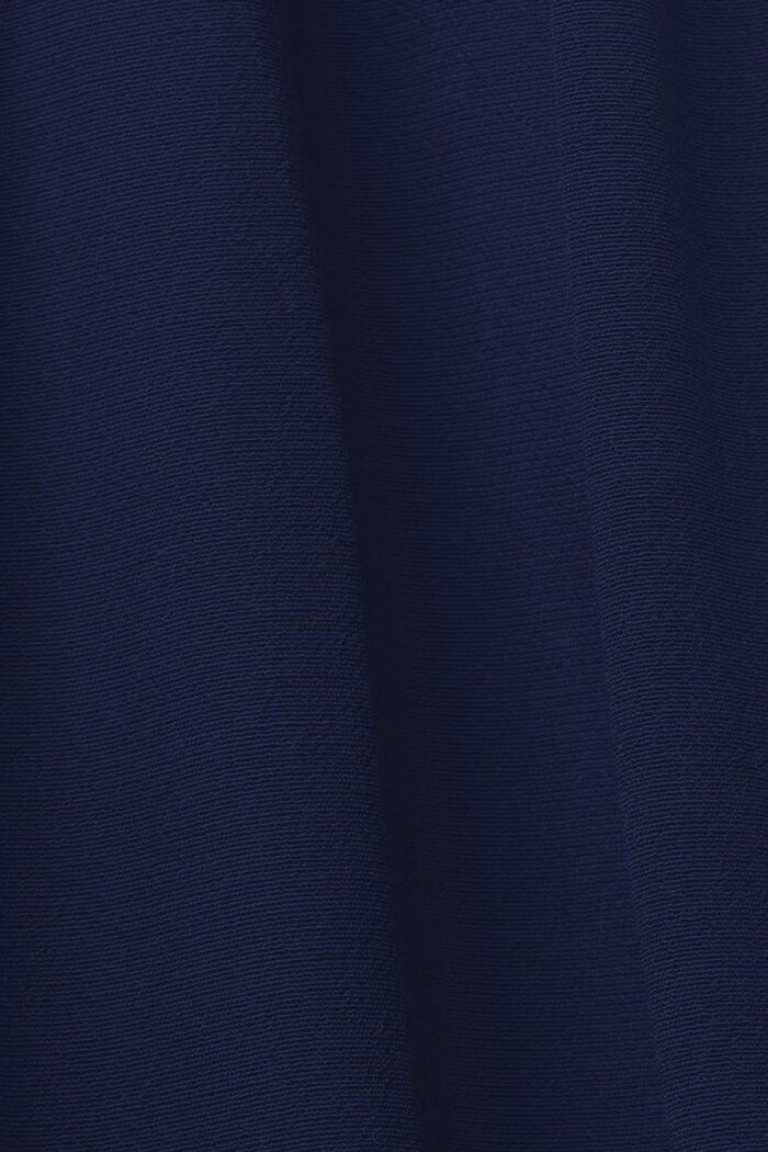 Midi dress with a fixed tie belt, NAVY, detail image number 5
