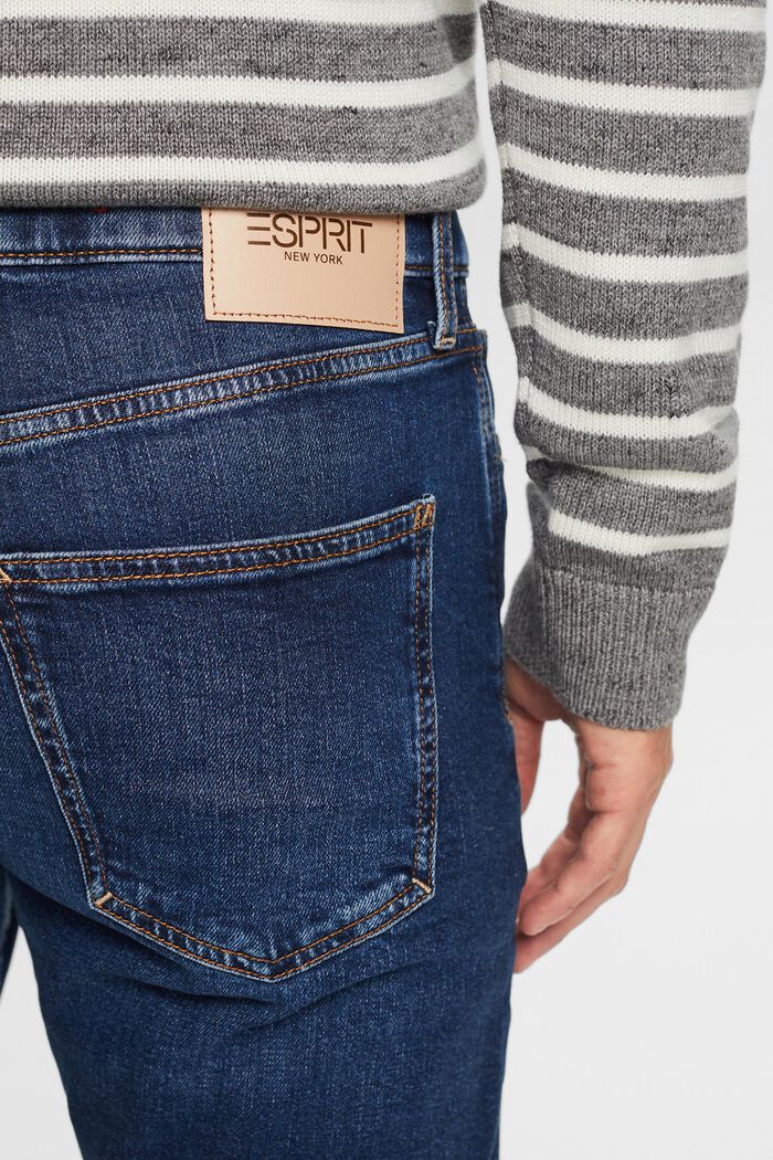 Recycled: slim fit jeans, BLUE DARK WASHED, detail image number 4