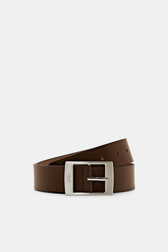 Leather Belt, BROWN, detail image number 0
