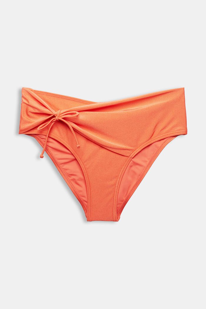 Bikini briefs in a wrap-over look , CORAL, detail image number 4
