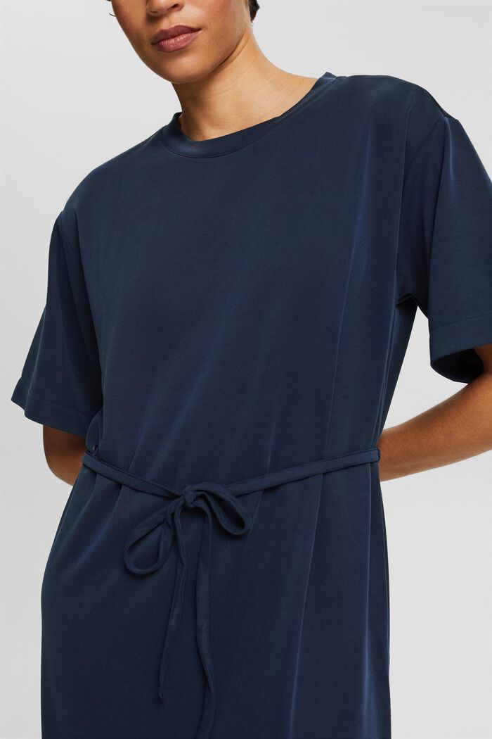 T-Shirt Midi Dress, NAVY, detail image number 2