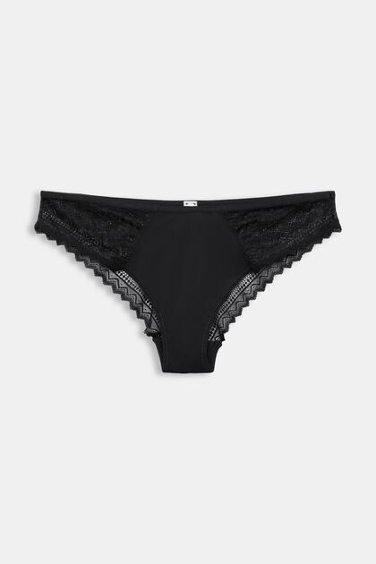 Graphic Lace Brazilian Hipster Briefs