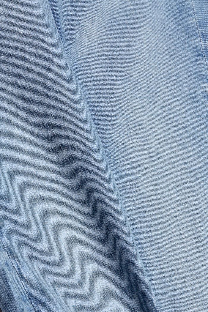 Stretch jeans with LENZING™ ECOVERO™, BLUE LIGHT WASHED, detail image number 4