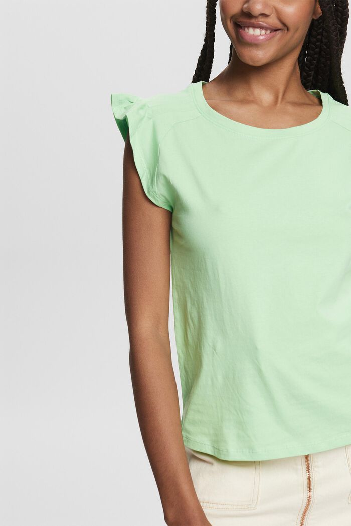 Jersey T-shirt, LIGHT GREEN, detail image number 2
