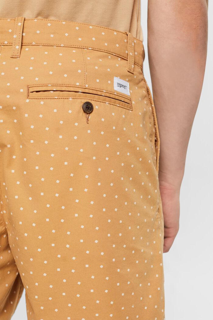 Printed Chino Shorts, BARK, detail image number 4