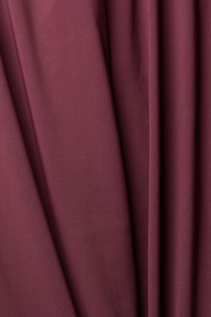 Cropped jersey joggers with E-DRY, BORDEAUX RED, detail image number 6