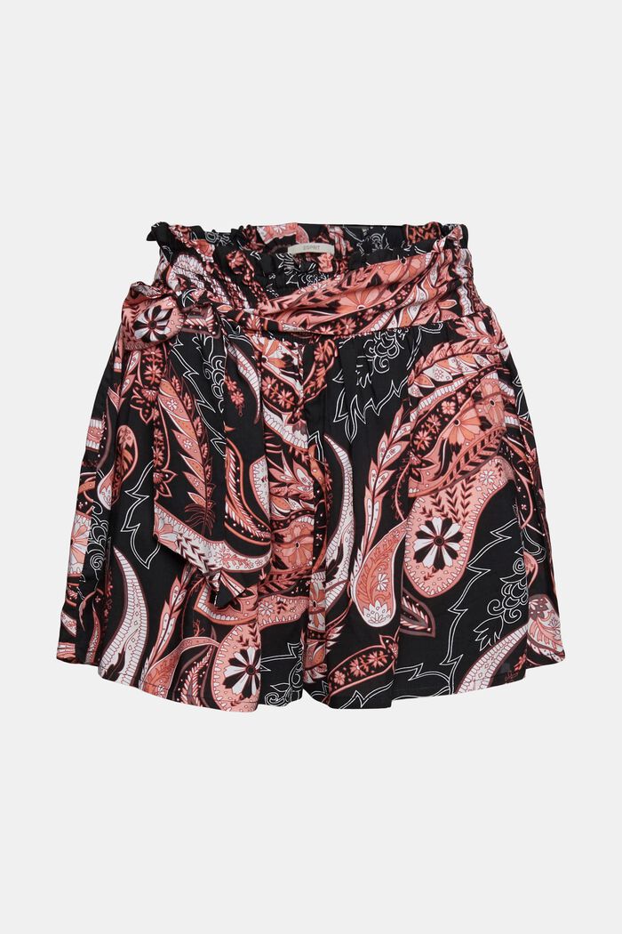 Paisley print shorts, LENZING™ ECOVERO™