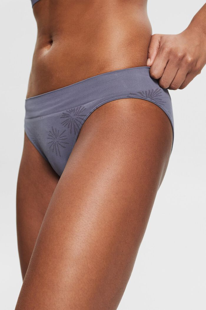 Recycled: soft, comfy hipster briefs, GREY BLUE, detail image number 2