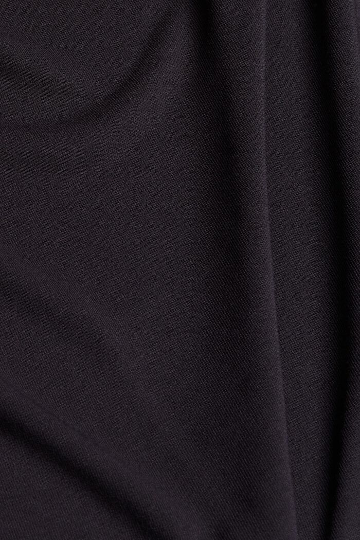 Bateau long sleeve top made of LENZING™ ECOVERO™, BLACK, detail image number 4