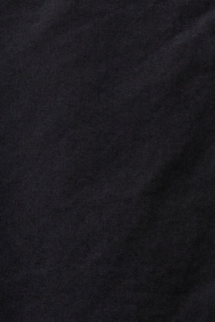 Shirt blouse in 100% cotton, BLACK, detail image number 5