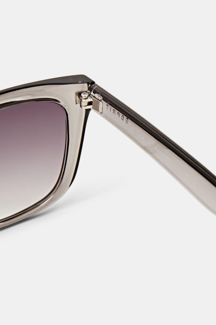Square Framed Sunglasses, GREY, detail image number 3