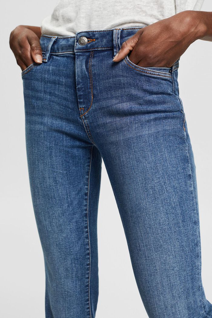 Organic cotton bootcut jeans, BLUE MEDIUM WASHED, detail image number 0